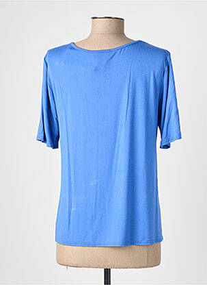 T-shirt stretch manches courtes bleu GEVANA femme