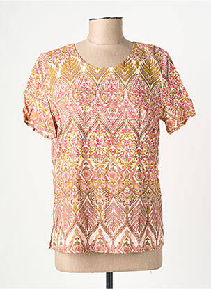 Top manches courtes manches courtes beige GEVANA femme