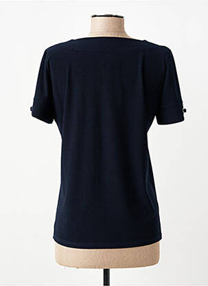 T-shirt stretch manches courtes bleu GEVANA femme