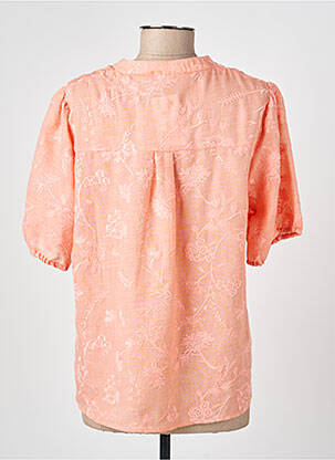 Blouse manches longues manches longues orange GEVANA femme