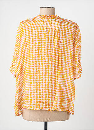 Blouse manches courtes manches courtes jaune GEVANA femme