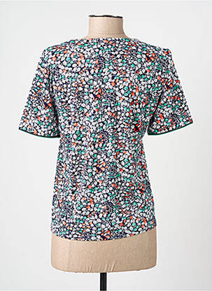 T-shirt imprimé fantaisie manches courtes vert GEVANA femme