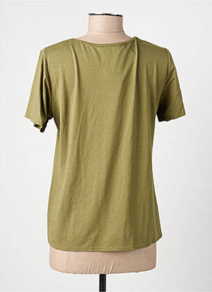 T-shirt stretch manches courtes vert GEVANA femme