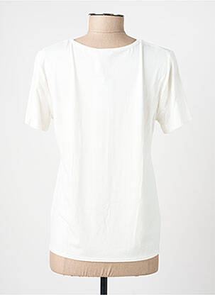 T-shirt stretch manches courtes blanc GEVANA femme