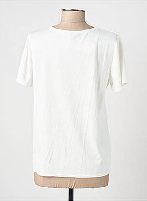 T-shirt stretch manches courtes blanc GEVANA femme