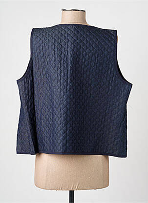 Veste casual coupe cintrée bleu GEVANA femme