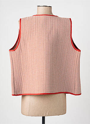 Veste casual coupe cintrée rouge GEVANA femme