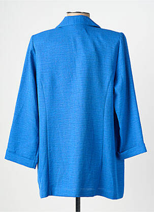 Blazer manches longues bleu GEVANA femme