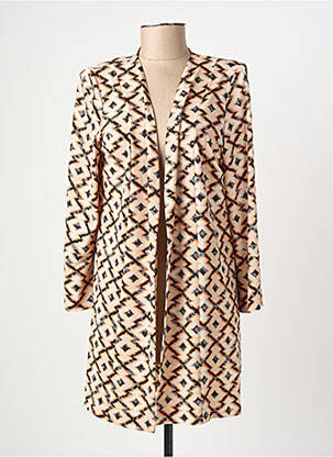 Gilet manches longues stretch beige GEVANA femme