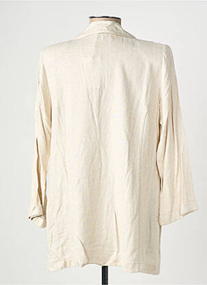 Blazer coupe cintrée beige GEVANA femme