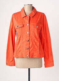 Veste casual poches orange GEVANA femme