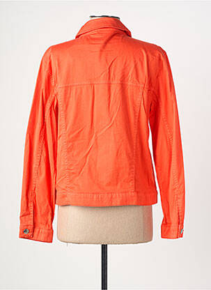 Veste casual poches orange GEVANA femme