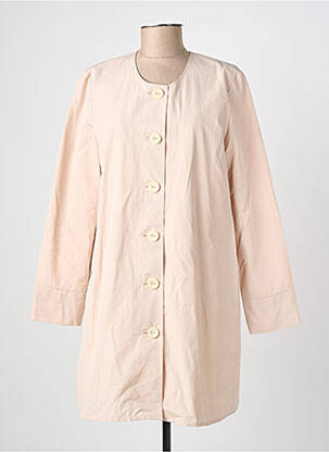 Trench finition intérieure doublée sans capuche beige GEVANA femme