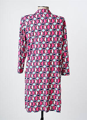 Veste casual coupe cintrée rose GEVANA femme