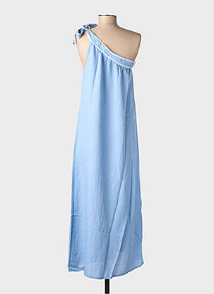 Robe longue sans manche sans manche bleu COPPEROSE femme