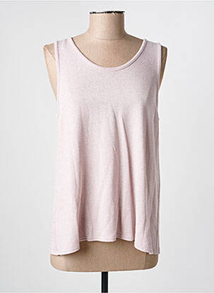 Top sans manche sans manche rose GEVANA femme