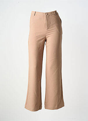 Pantalon droit stretch taille normale marron CHARLIOR femme
