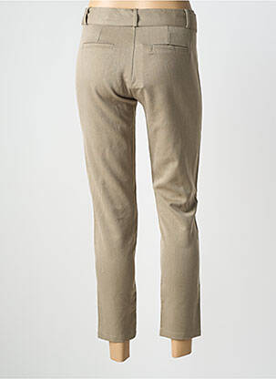 Pantalon 7/8 stretch taille normale vert ROSE femme