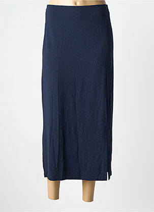 Jupe longue coupe droite bleu STREET ONE femme
