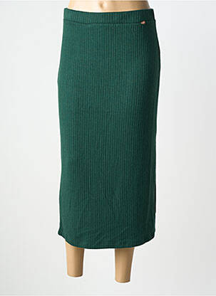 Jupe longue coupe droite vert AMELIE & AMELIE femme