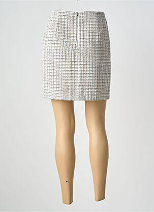 Jupe courte doublure blanc MAJOLICA femme