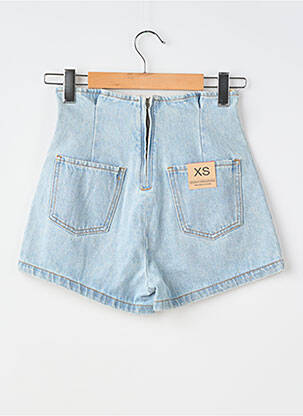 Short tissage denim taille normale bleu ANGELICA femme