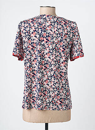 T-shirt stretch manches courtes bleu GEVANA femme