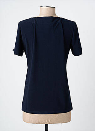T-shirt stretch manches courtes bleu GEVANA femme