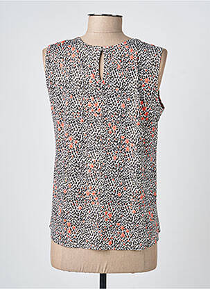 Débardeur stretch sans manche orange GEVANA femme