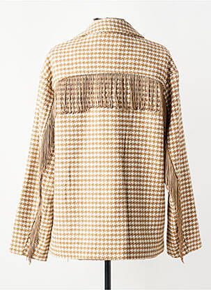 Blazer finition intérieure doublée beige ICHI femme