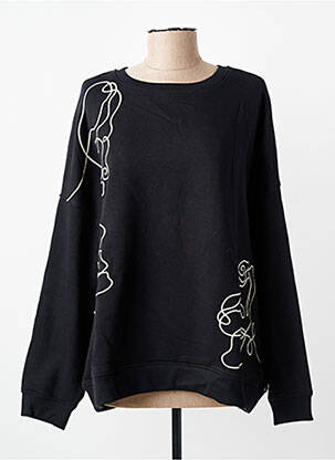 Sweat-shirt manches longues manches longues noir VERO MODA femme