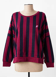 Sweat-shirt manches longues manches longues rouge ANOUK ET NINON femme
