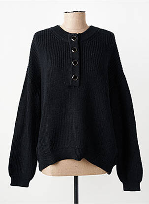 Pull resserrée sur le bas manches longues noir VERO MODA femme