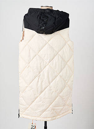 Doudoune poches a capuche beige STREET ONE femme