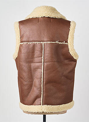 Veste casual col tailleur marron VERO MODA femme