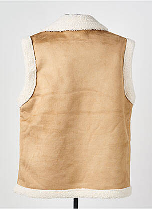 Veste casual col tailleur beige VERO MODA femme