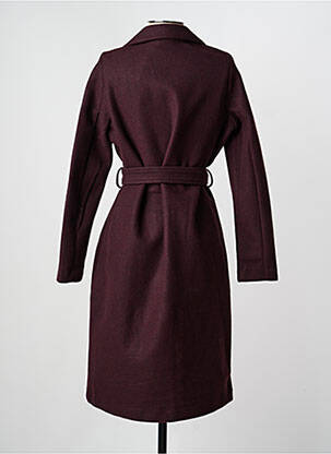 Manteau long coupe cintrée sans capuche violet VERO MODA femme