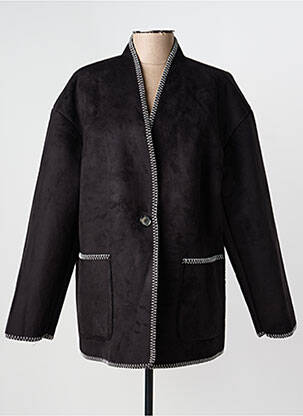 Manteau court coupe droite sans capuche noir VERO MODA femme