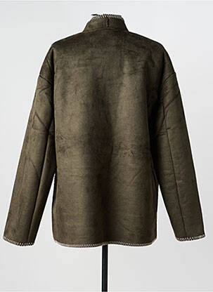 Manteau court coupe droite sans capuche vert VERO MODA femme
