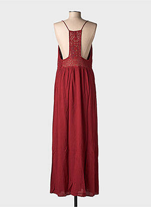 Robe longue sans manche sans manche rouge VERO MODA femme