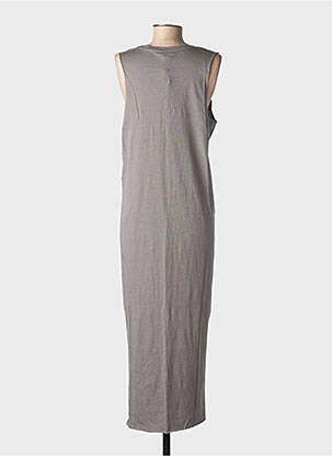 Robe longue sans manche sans manche gris NOISY MAY femme