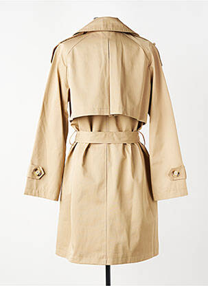 Trench finition intérieure doublée sans capuche beige ESCANDELLE femme