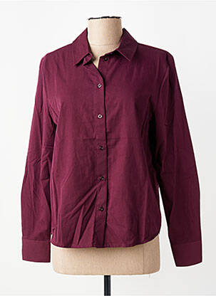 Chemisier coupe droite manches longues violet STREET ONE femme