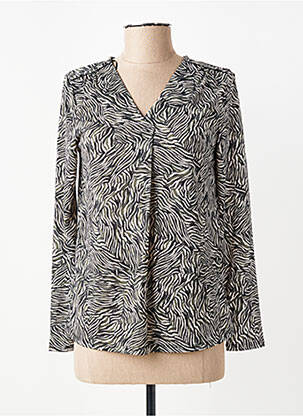 Blouse manches longues manches longues noir JULIE GUERLANDE femme