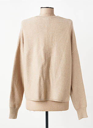 Gilet manches longues col v beige STREET ONE femme