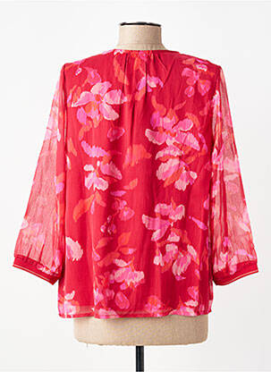 Blouse imprimé fantaisie manches 3/4 rouge STREET ONE femme