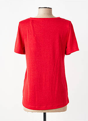T-shirt sérigraphie manches courtes rouge STREET ONE femme