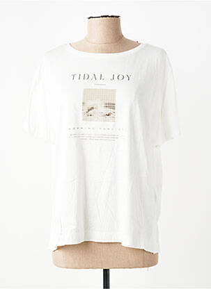 T-shirt coupe droite manches courtes beige STREET ONE femme