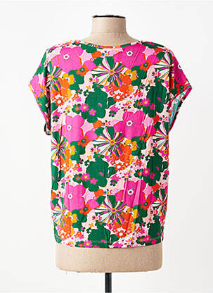 T-shirt coupe droite manches courtes rose PRINCESSE NOMADE femme