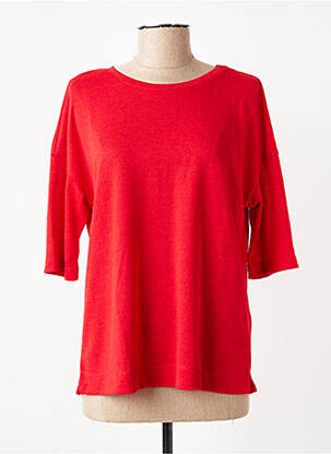 T-shirt manches 3/4 manches 3/4 rouge STREET ONE femme